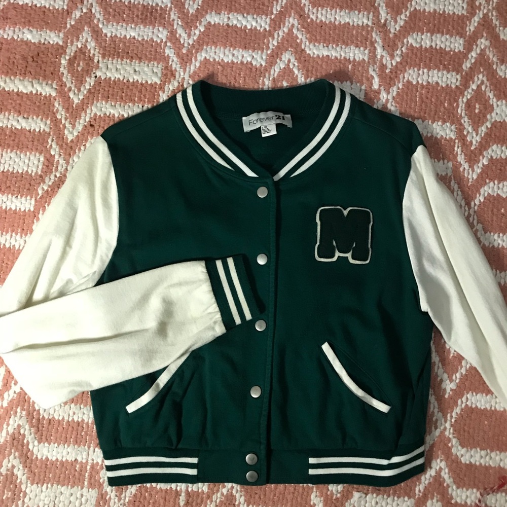 Forever21 letterman jacket
